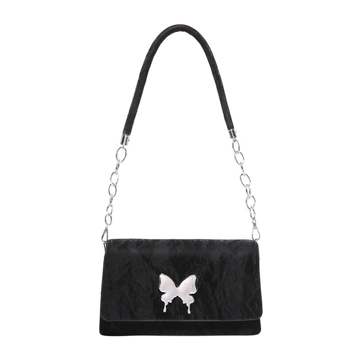 WoChic Designer Handbag with Butterfly Accent Kalsten
