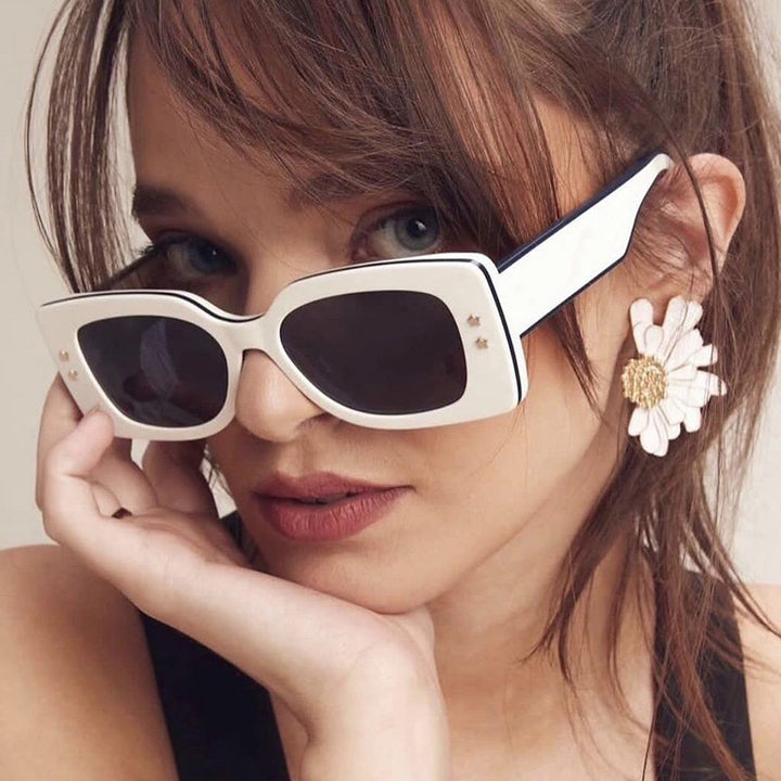 Ladies extravagant square sunglasses with stylish details Kalsten