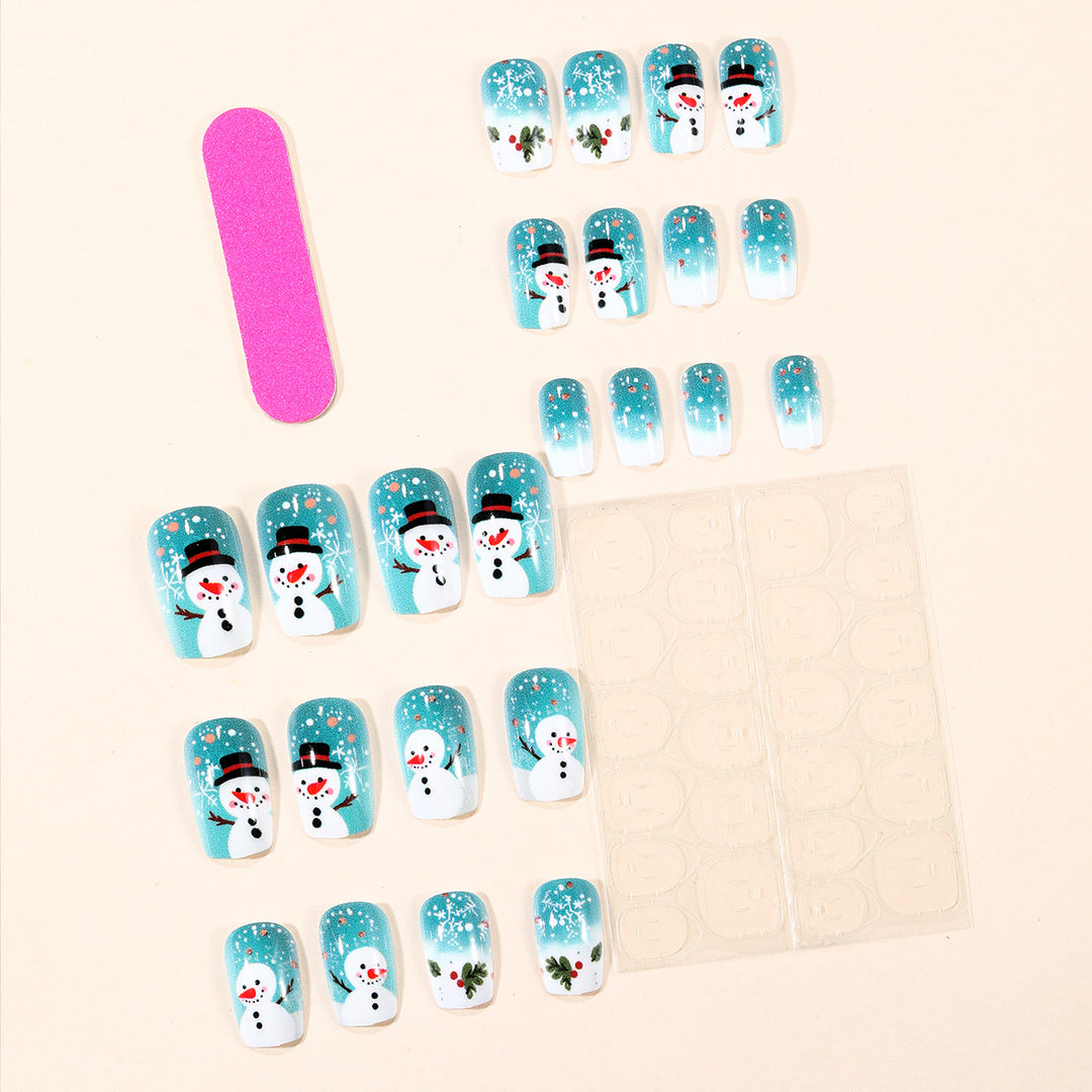 Festive Winter-Themed 3D Nail Art Extensions Kalsten 1789713261