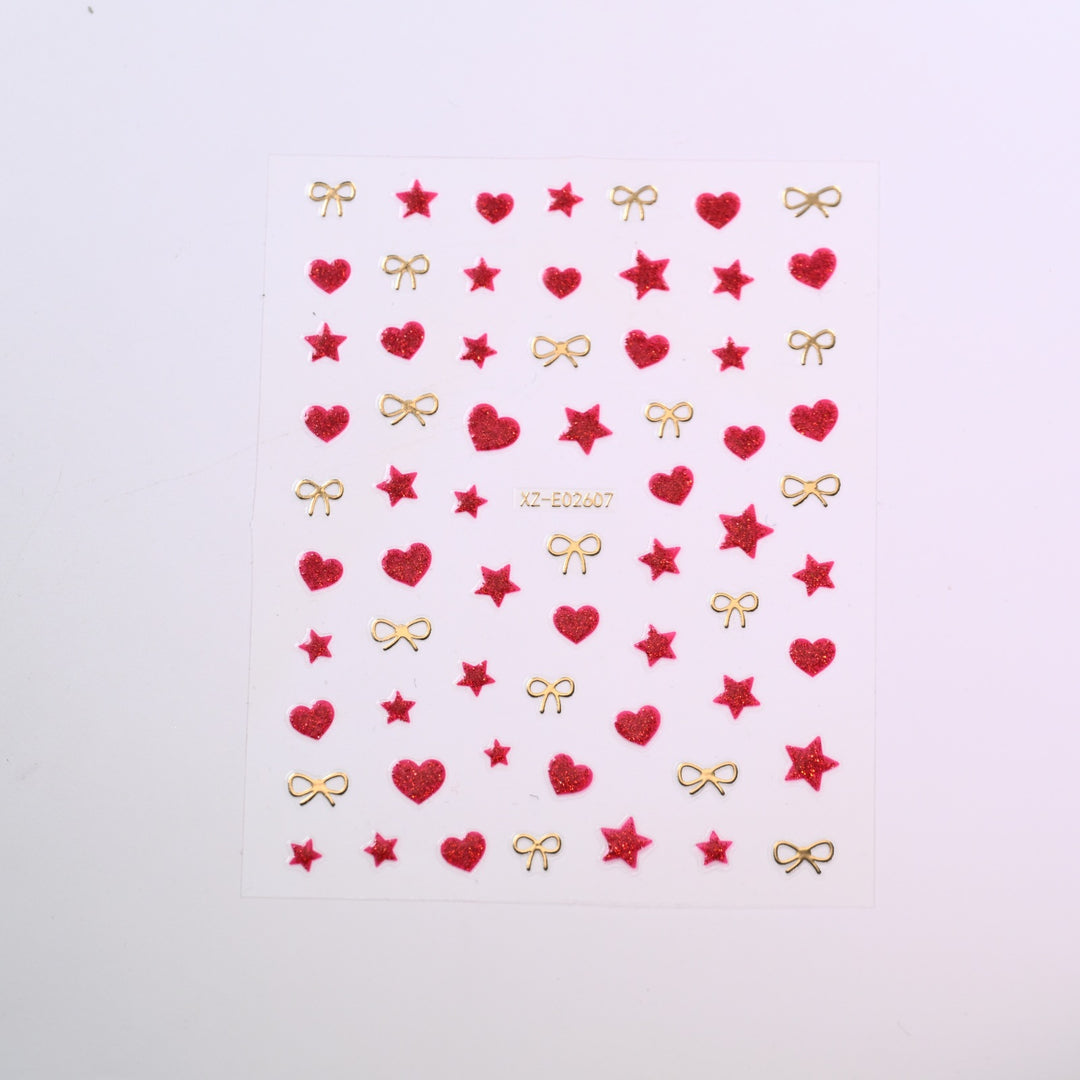 Cute Love-Themed Nail Art Charms