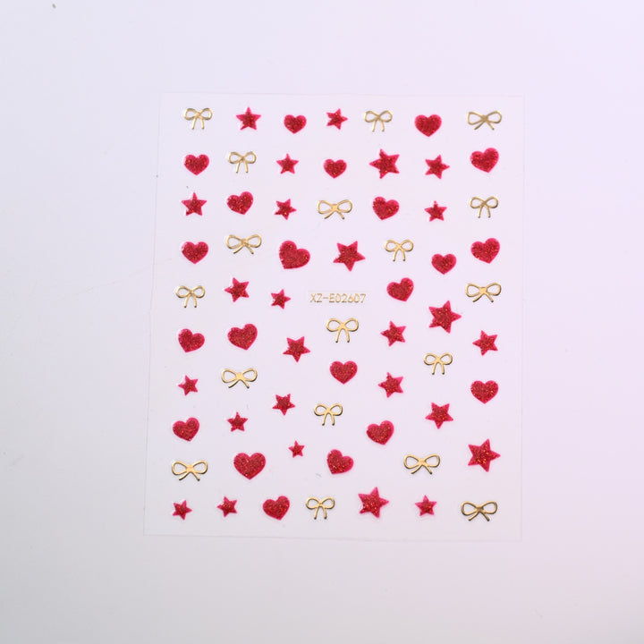 Cute Love-Themed Nail Art Charms