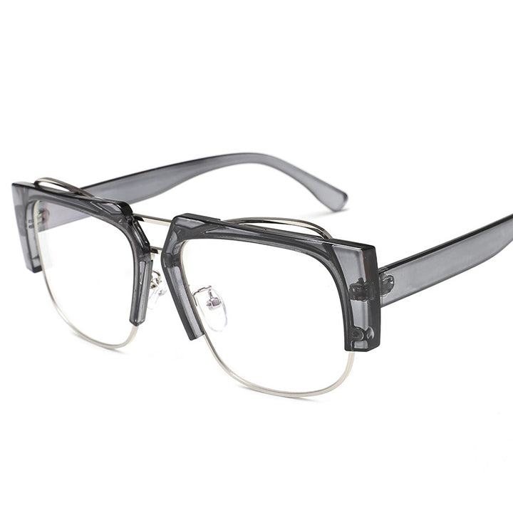 Women Fashion Square Sunglasses with Unique Chain Design Kalsten