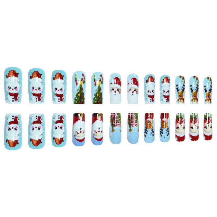 Festive Holiday Character Nail Art Set Kalsten