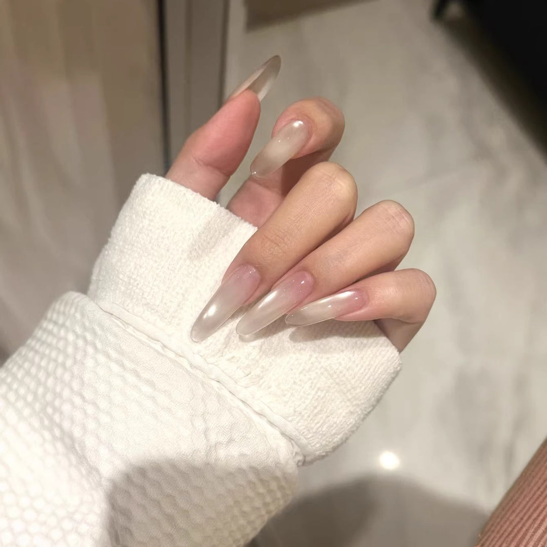 Long Almond Shaped Nail Extensions