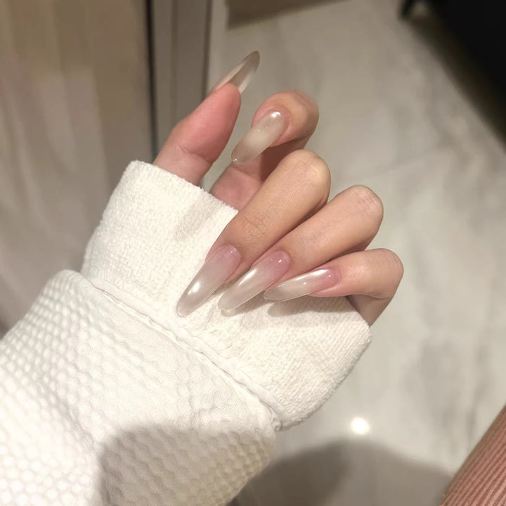 Long Almond Shaped Nail Extensions