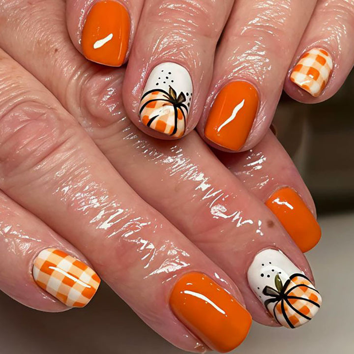 Creative Seasonal Press-On Nails