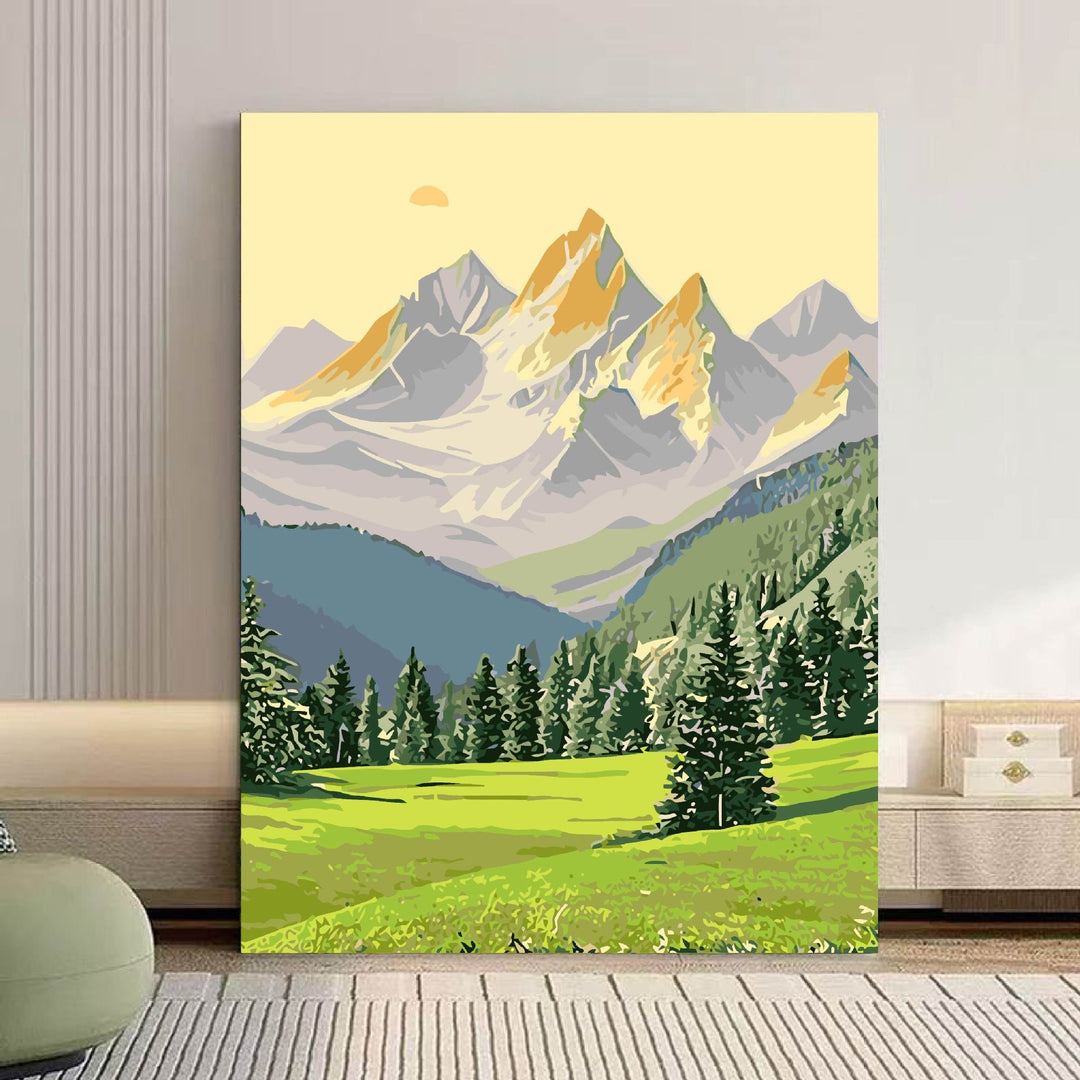 Scenic Mountain Landscape Canvas Art Kalsten 1785768018