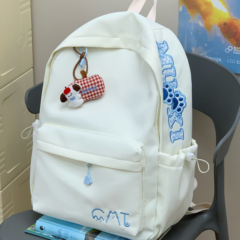Embroidered Character-Themed Backpack Kalsten