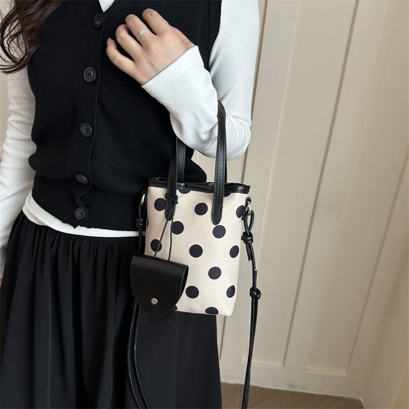 Dot Pattern Mini Crossbody Bag
