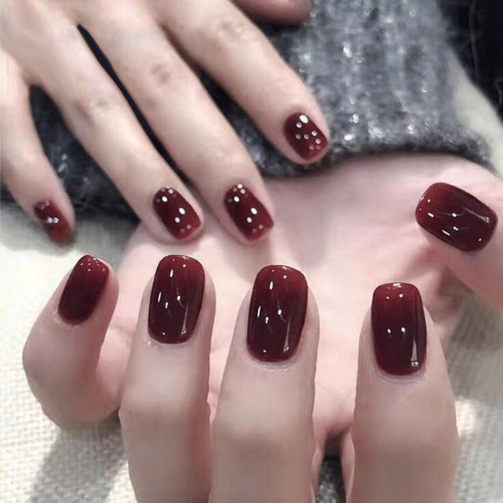 Glossy Long-Lasting Press-On Nail Set Kalsten