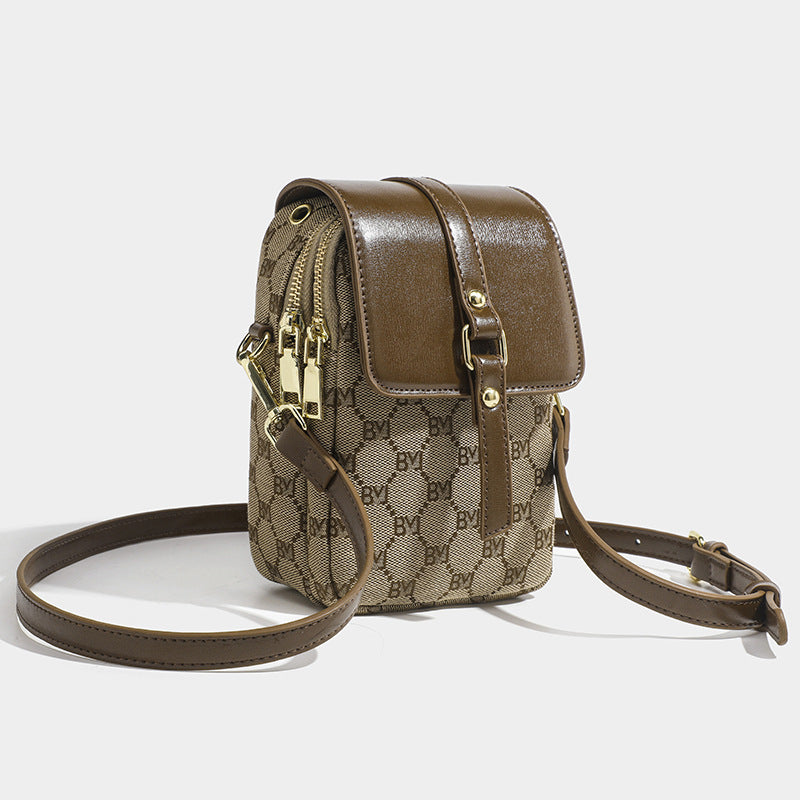 Compact Structured Crossbody Handbag