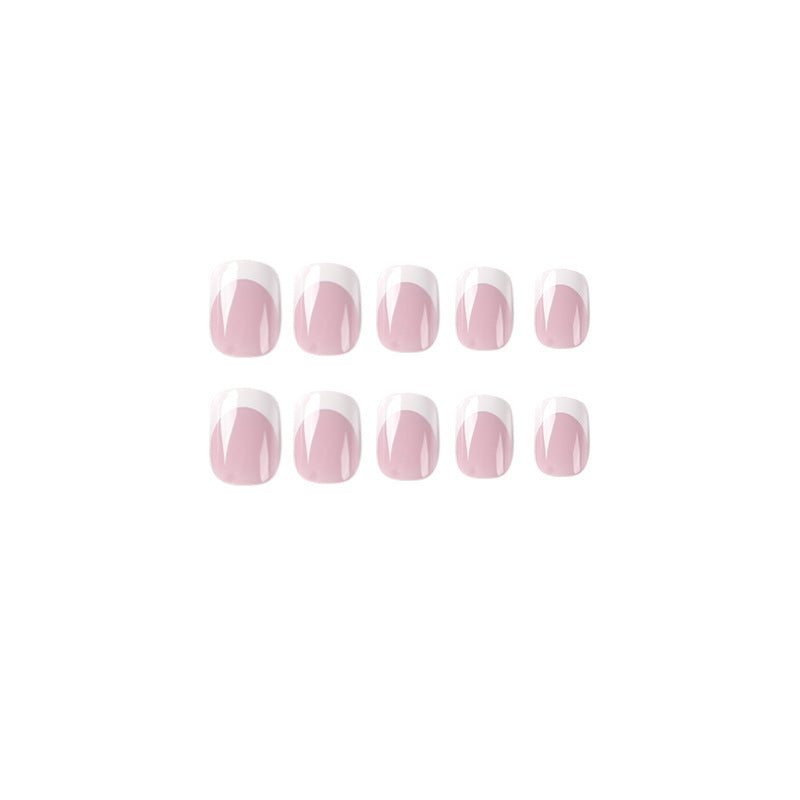 Classic French Tip Nail Art Enhancements Kalsten