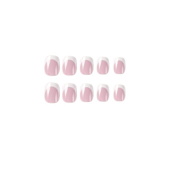 Classic French Tip Nail Art Enhancements Kalsten