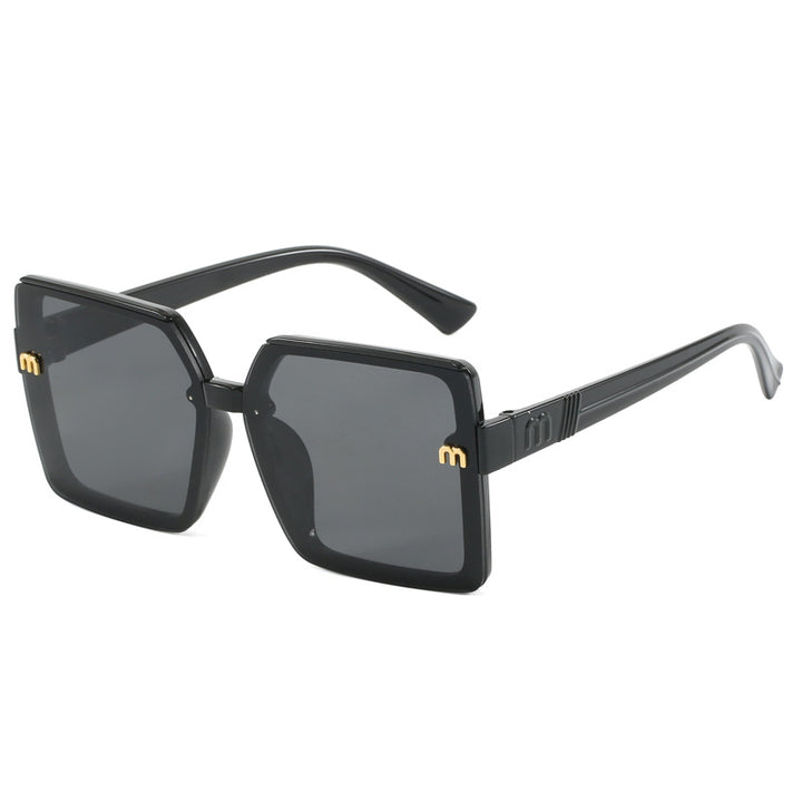 Women's stylish square sunglasses with mirrored gradient Kalsten