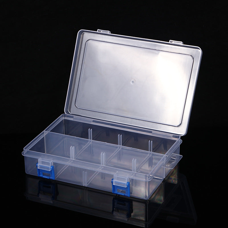 Multi-Divisional Clear Craft Storage Box Kalsten