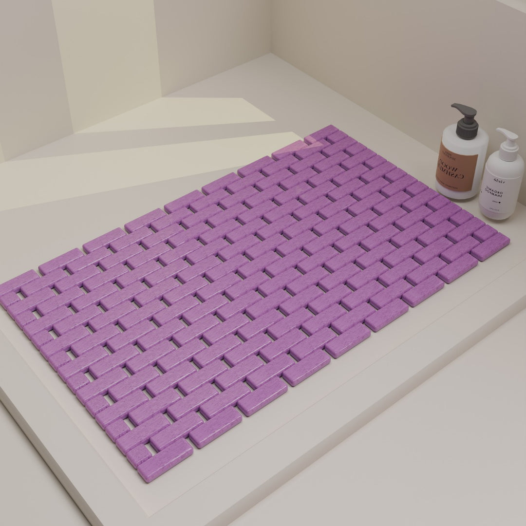 Stylish Woven Bath Mat Kalsten
