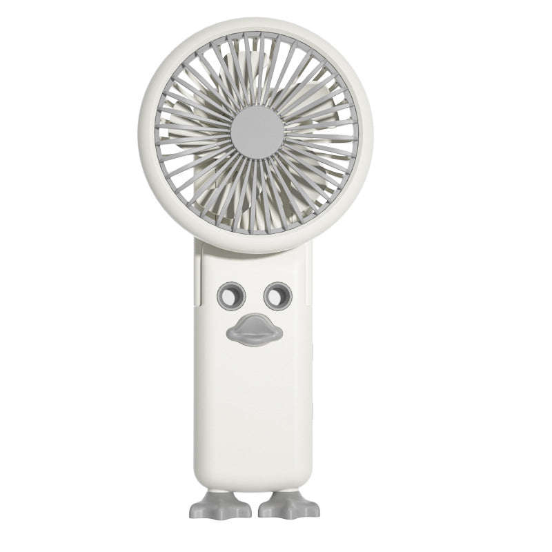 Cute Cartoon Duck-Shaped Handheld Fan Kalsten