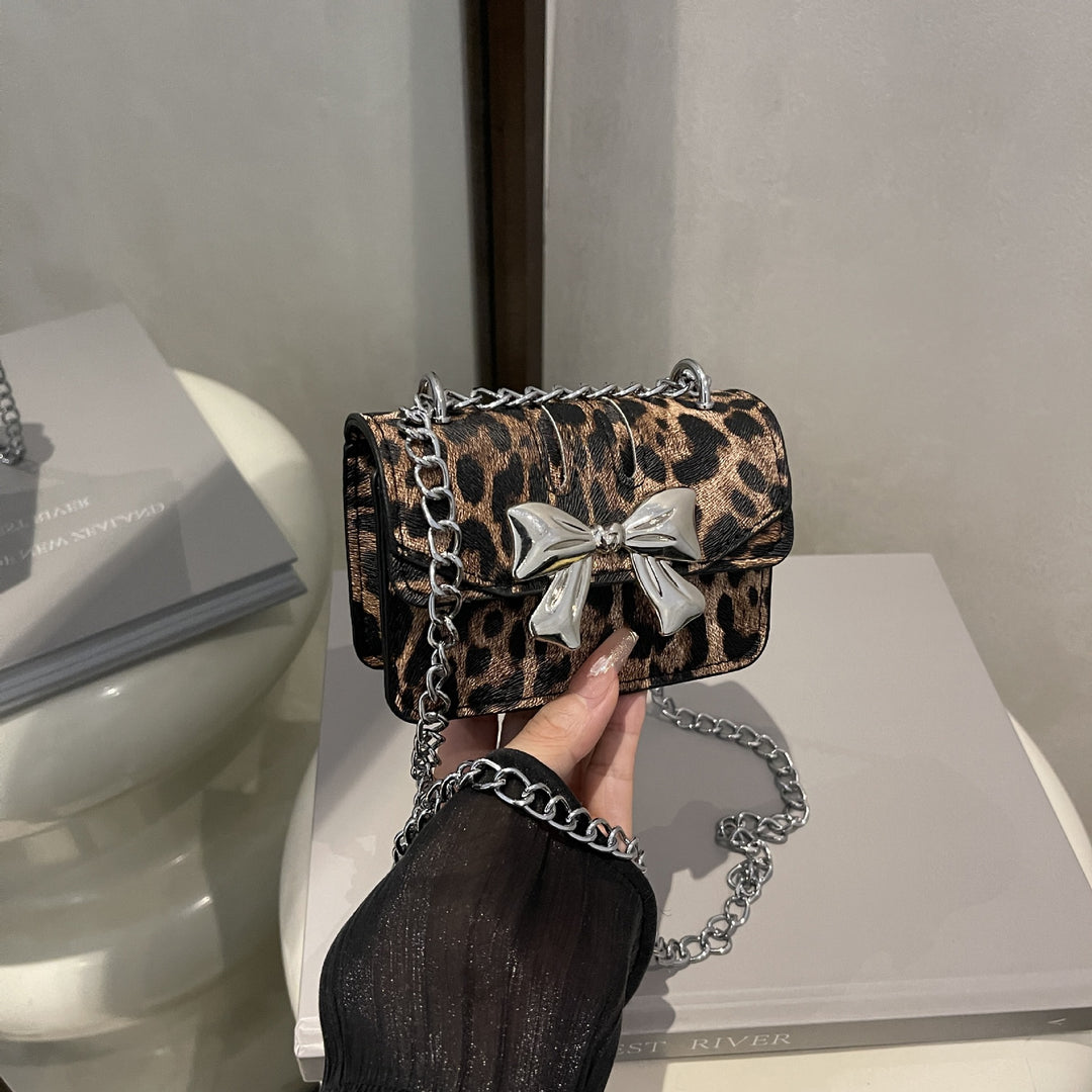 Animal Print Crossbody Handbag