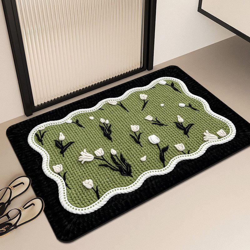 Decorative Butterfly-Themed Bath Mat Kalsten