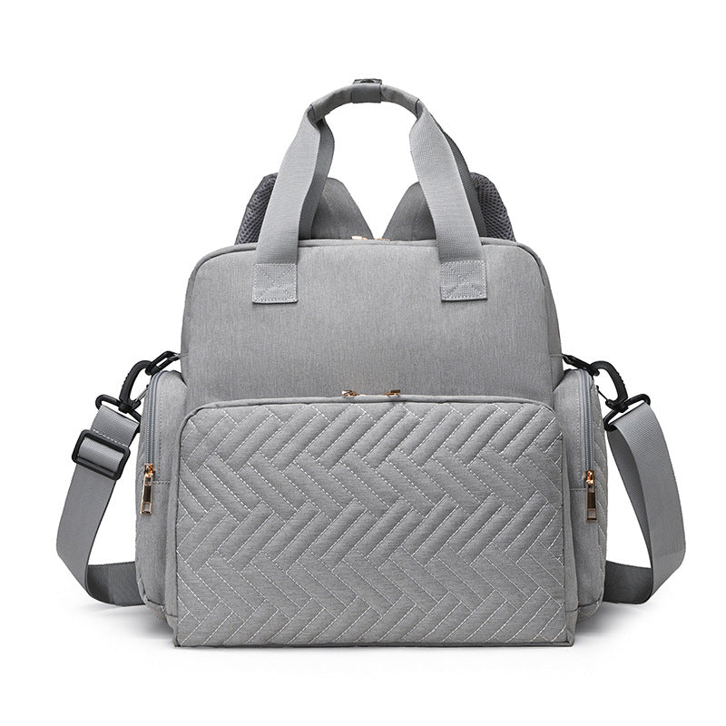Multi-Function Quilted Diaper Backpack Kalsten