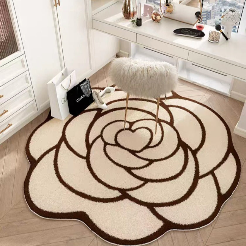 Floral Shaped Area Rug Kalsten