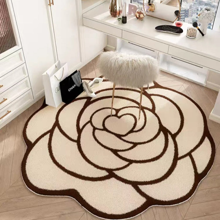 Floral Shaped Area Rug Kalsten