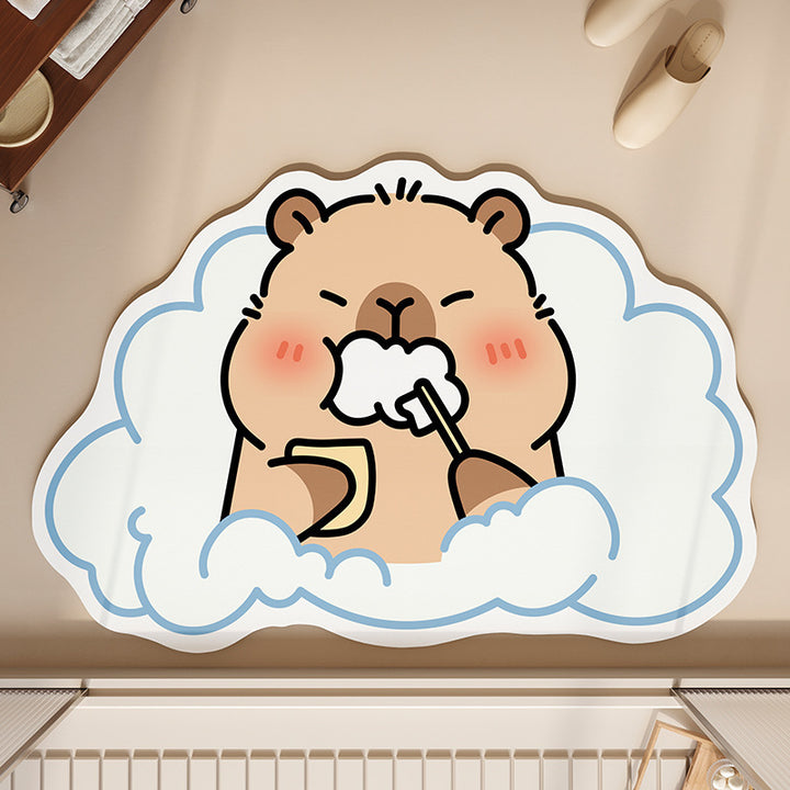 Fun Cartoon Dog Bath Mat Kalsten