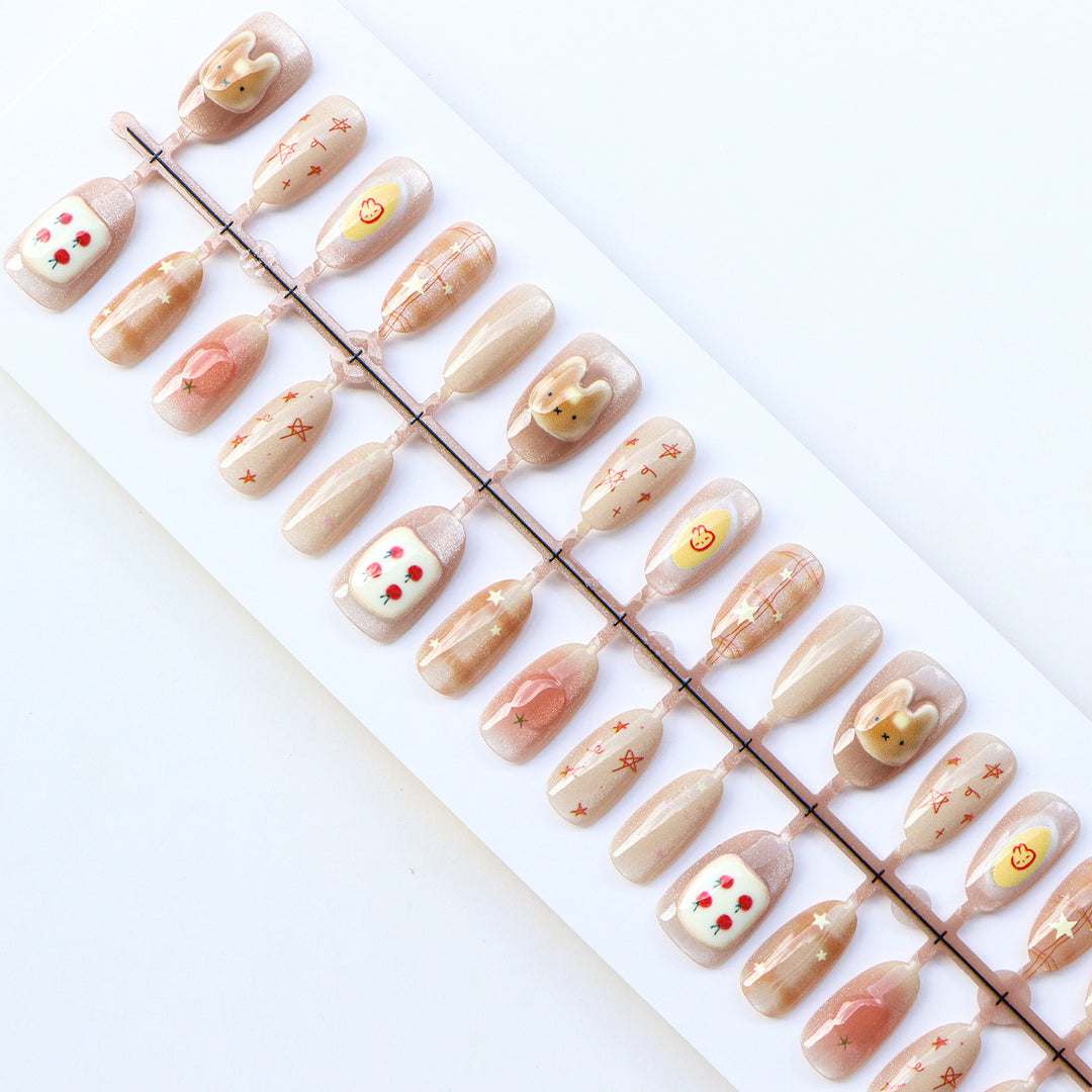 Playful Animated Character Nail Set