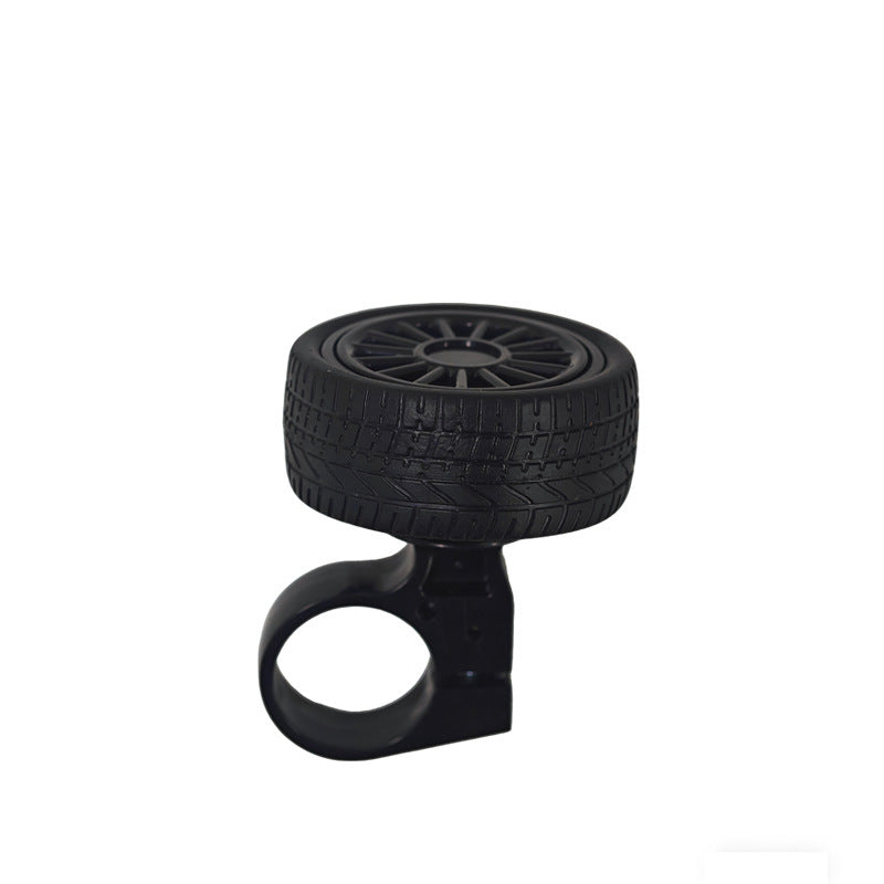 novelty wheel-shaped bicycle bell with adjustable handlebar clamp Kalsten