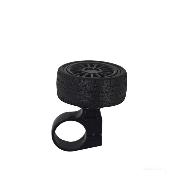 novelty wheel-shaped bicycle bell with adjustable handlebar clamp Kalsten