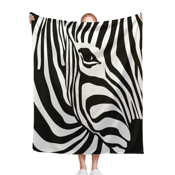 Stylish Zebra Print Blanket Kalsten