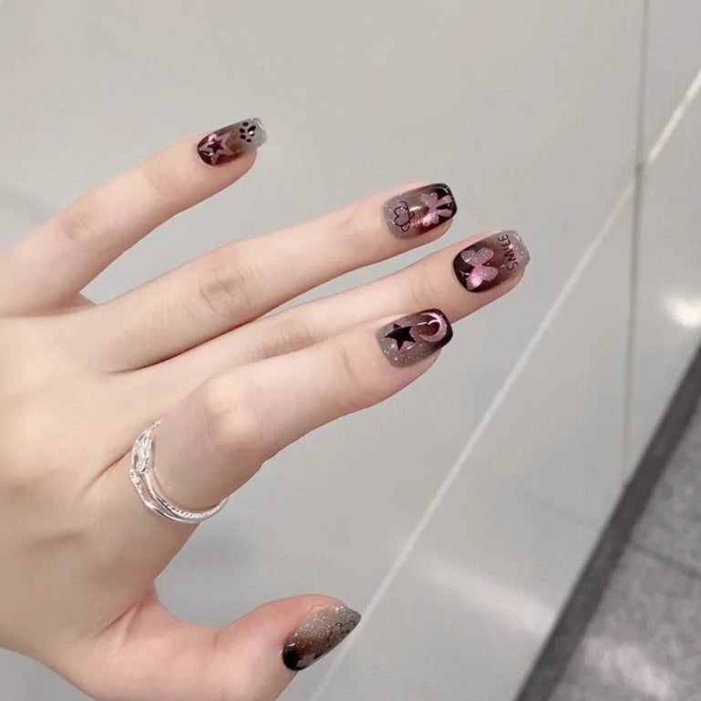 Cute Animal-Themed Press-On Nail Set Kalsten