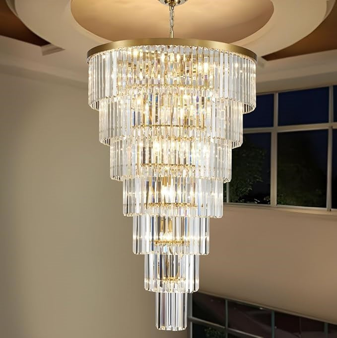 Crystal Architectural Chandelier