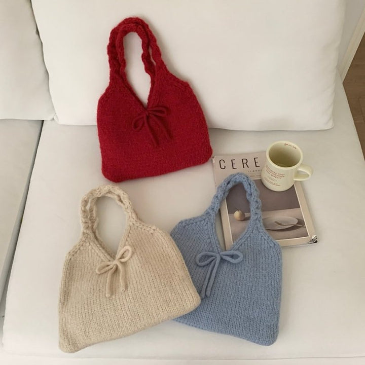 Cozy Knit Tote Bag Kalsten