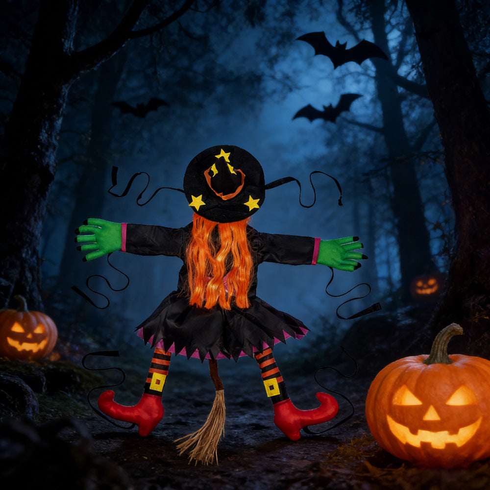Outdoor Hanging Witch Decoration Kalsten