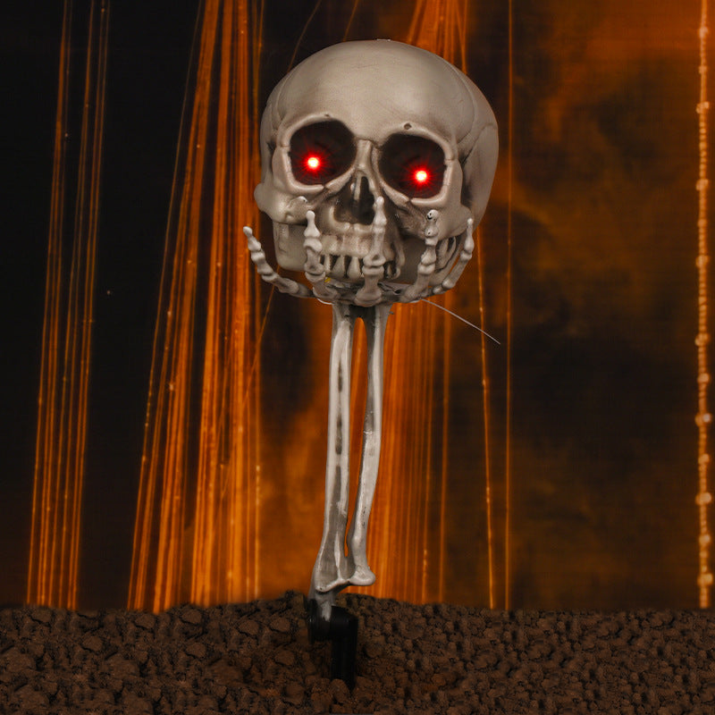 Creepy Decorative Skeleton Head Prop Kalsten