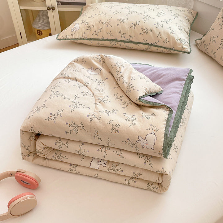 Ladies comfort duvet with delicate floral pattern and high-quality filling Kalsten