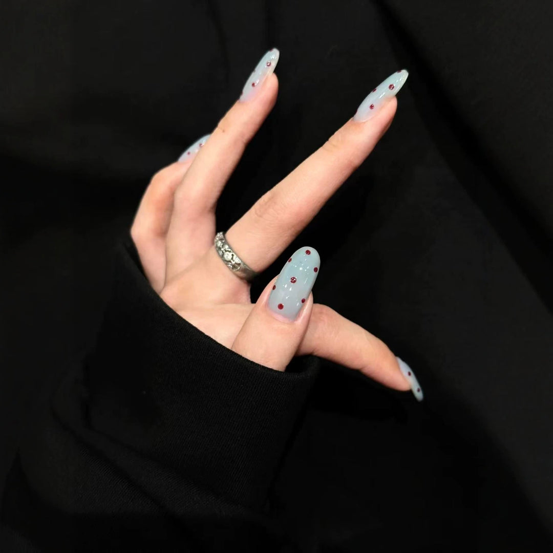 Decorative Long Press-On Nail Extensions