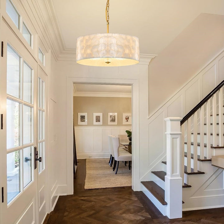 Elegant Drum Pendant Light Fixture