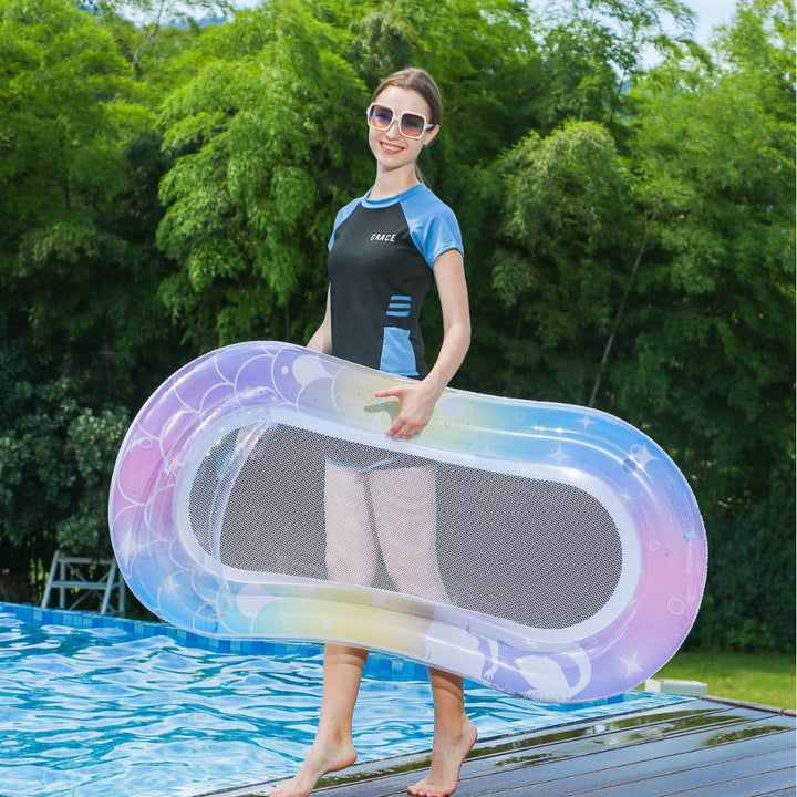 Ladies Inflatable Water Swimming Ring with Ergonomic Grip Kalsten