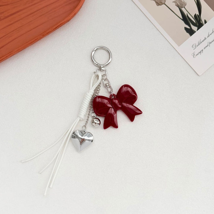 Elegant Bow Charm Keychain Kalsten