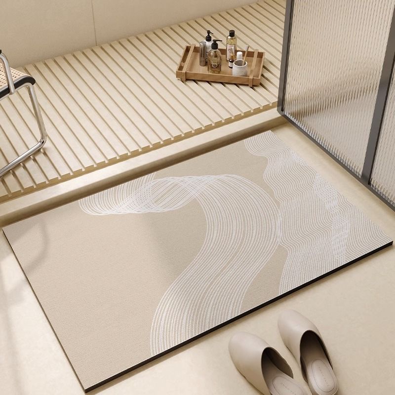 Modern Abstract Pattern Bath Mat for Bathroom