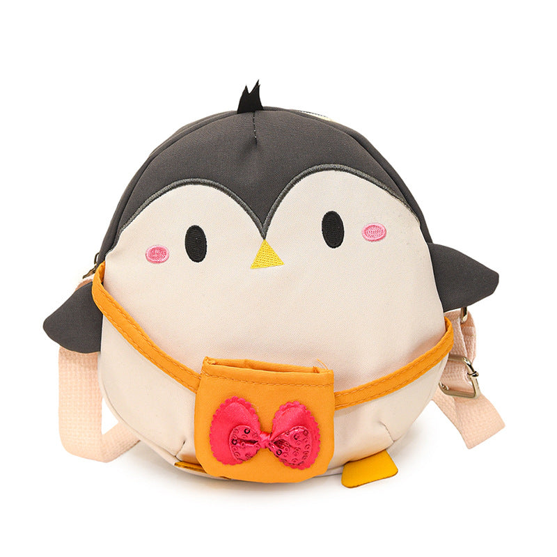 Plush children's backpack in cute penguin design Kalsten