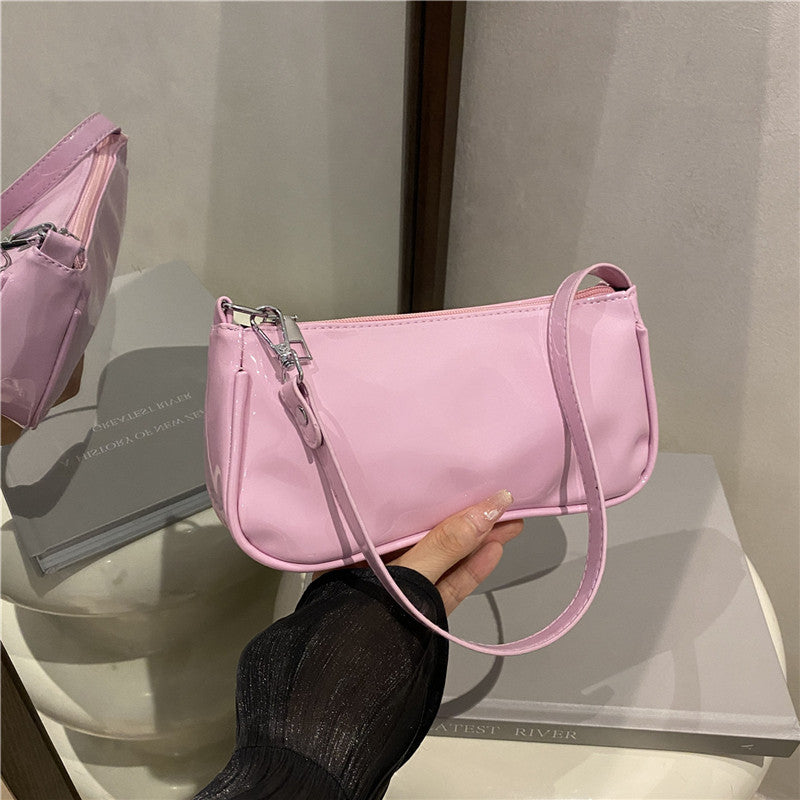Elegant Patent Leather Clutch