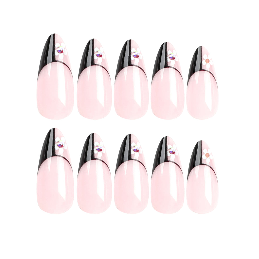 Artful nail art in elegant stiletto design Kalsten