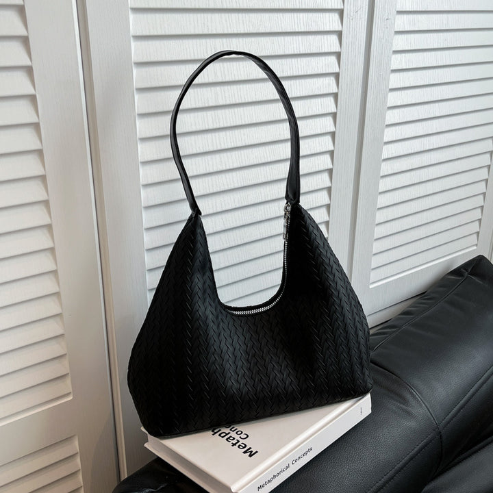 Textured Woven Shoulder Bag Kalsten