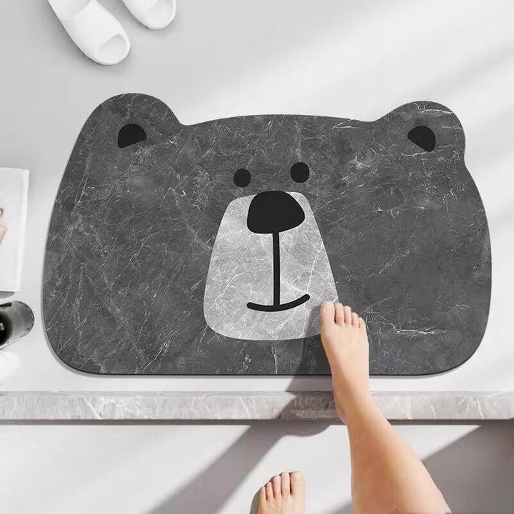 Cute Animal-Themed Bathroom Mat