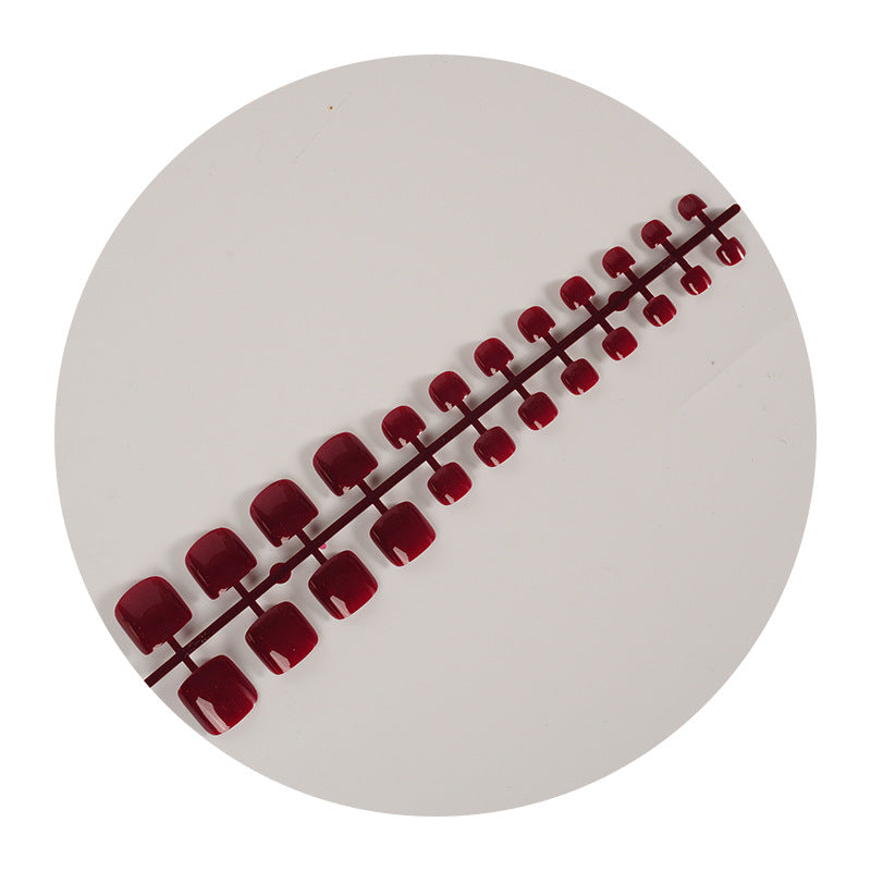 Stylish Glossy Press-On Nail Set Kalsten