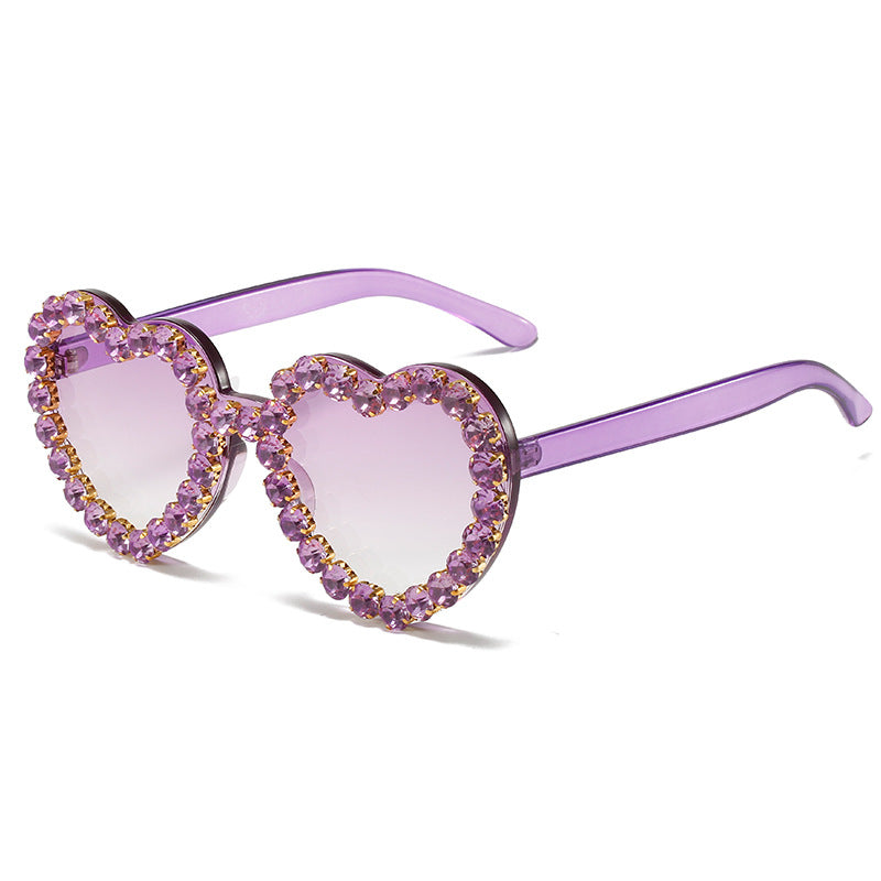 Heart-Shaped Glamorous Sunglasses Kalsten
