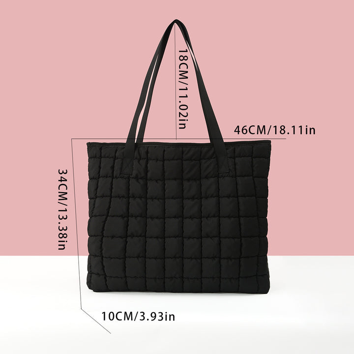 Multifunctional Quilted Tote Bag Kalsten